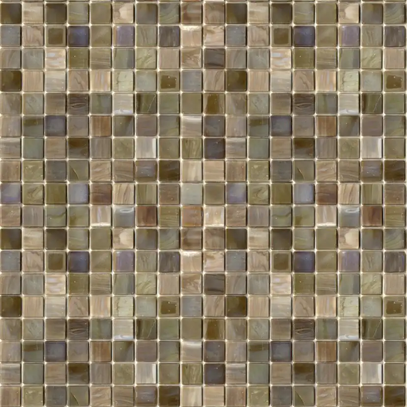 Mosaik Konradssons Sicis Nat Sandalwood Ljusbrun 1,5x1,5 cm