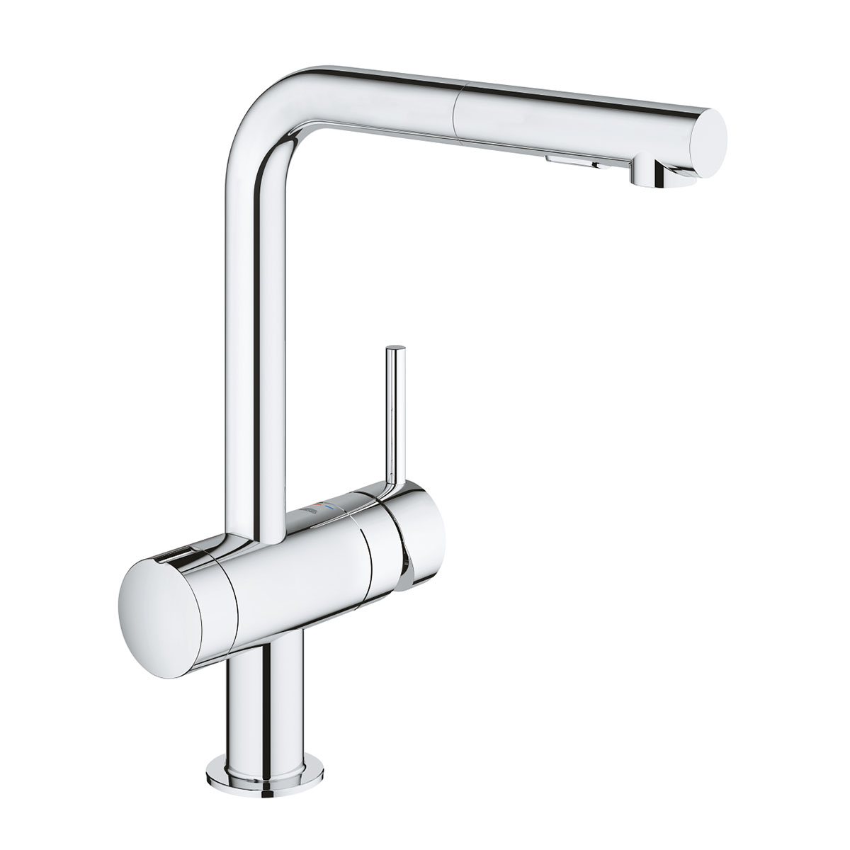 Köksblandare Grohe Minta Hög 1-Greppblandare Diskmaskinsavstängning & Utdragbar Pip