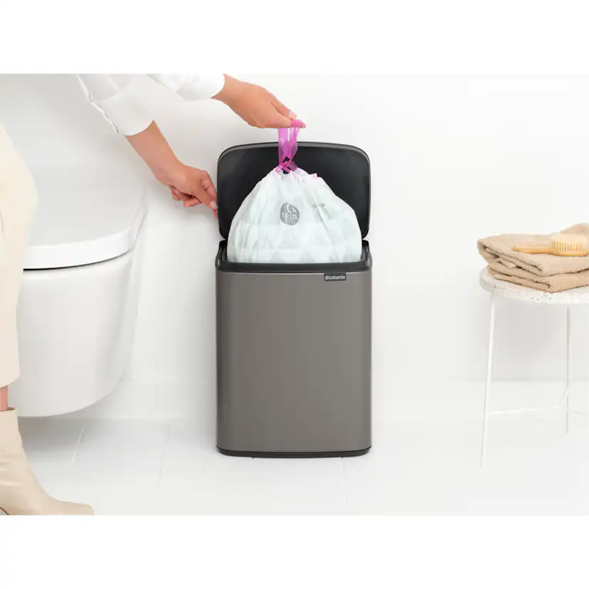 Bo Avfallshink, 12L - Platinum Platinum