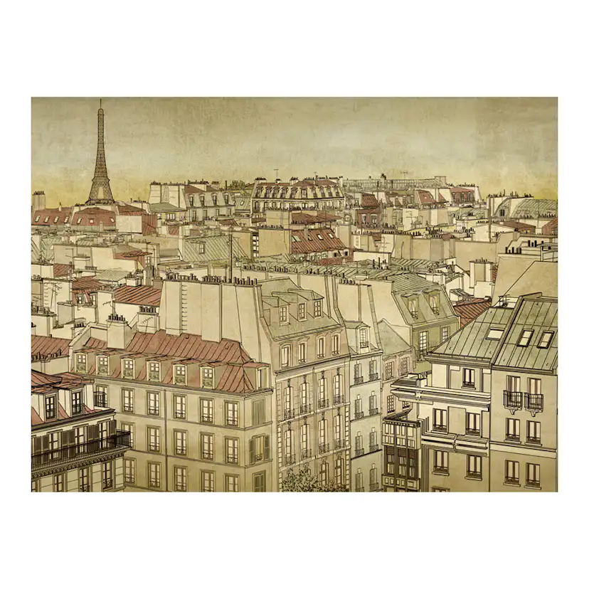 Farväl Paris! 350x270 Storlek: 350x270 cm
