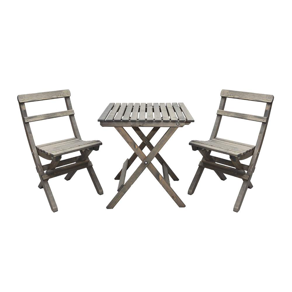 Caféset Baltic Garden Wilma Bord med 2 Knohult Stolar