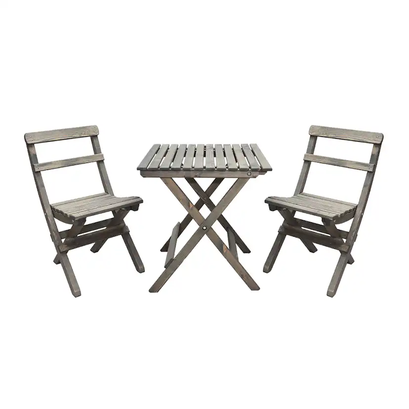 Caféset Baltic Garden Wilma Bord med 2 Knohult Stolar