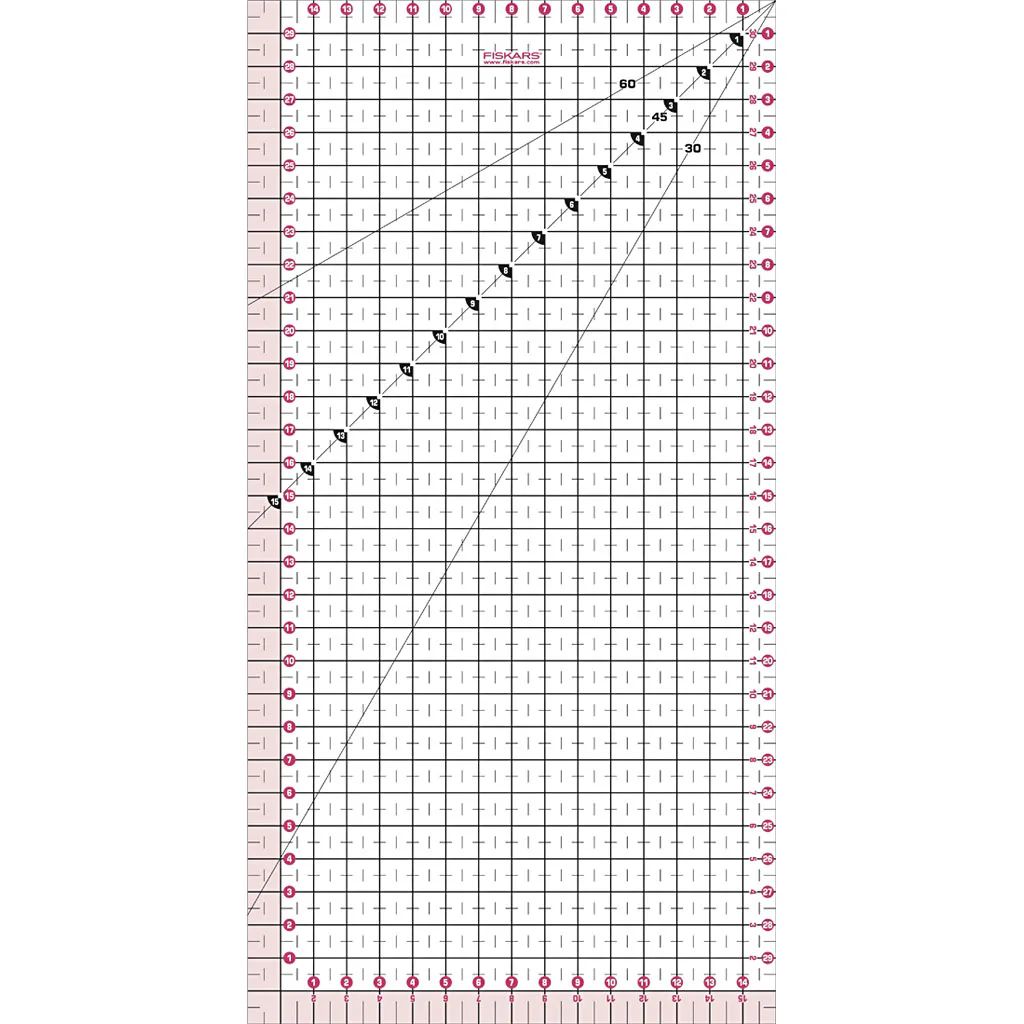 Linjal Fiskars Patchwork 15x30 cm 1 St