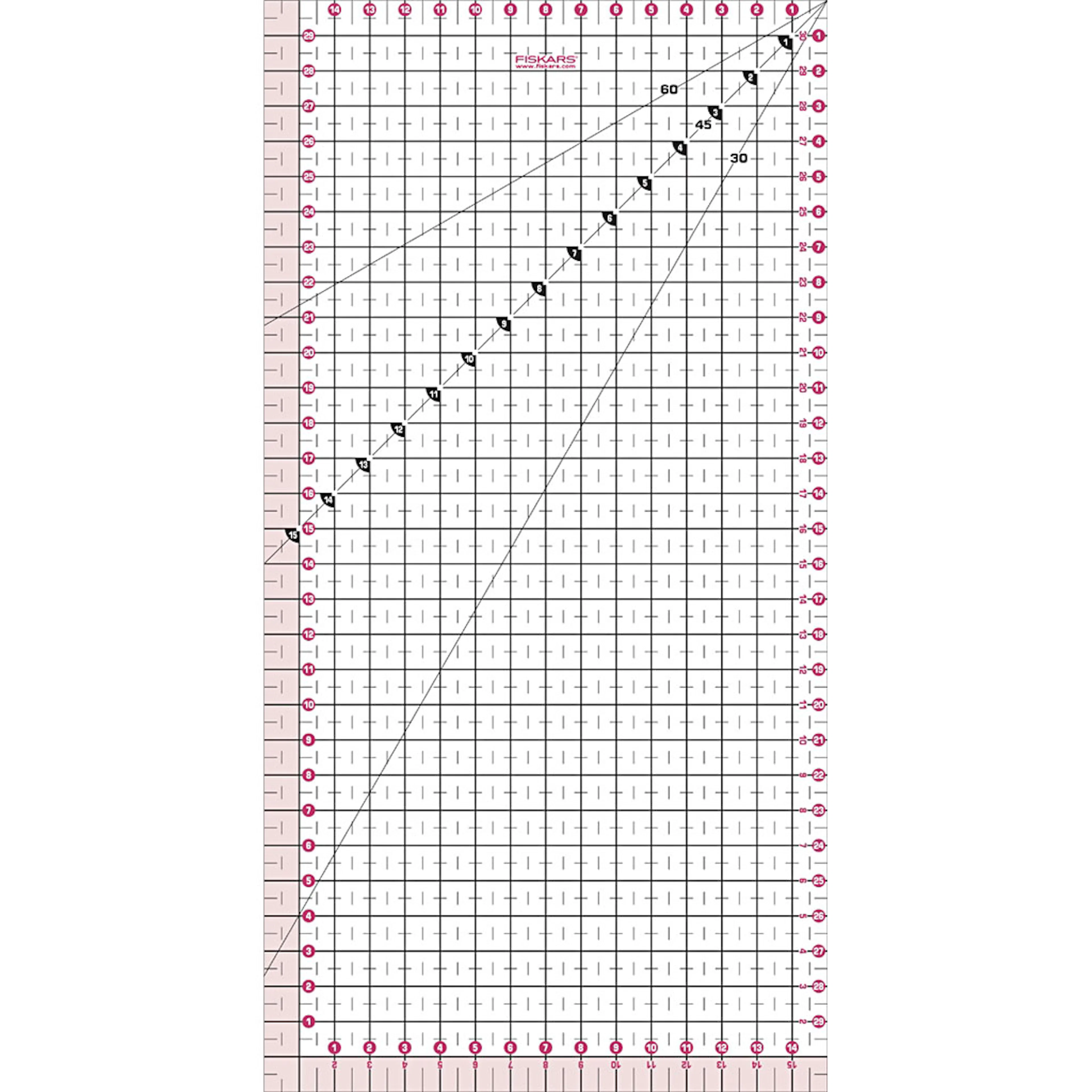 Linjal Fiskars Patchwork 15x30 cm 1 St