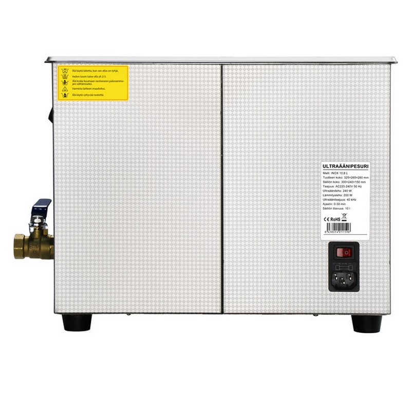 Ultraljudstvätt Timco 10,8 L INOX