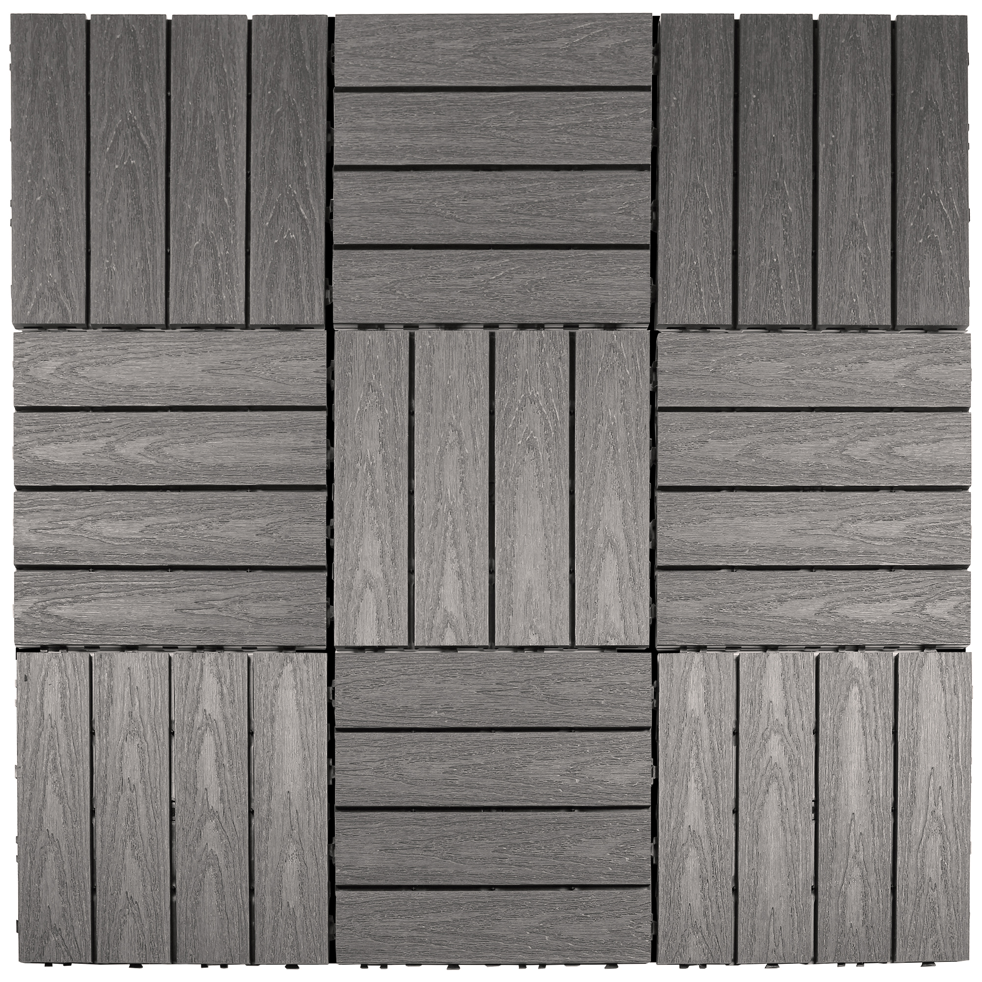 gop Woodlon golvplattor Light Grey L:300 B:300 H:22,2 mm Ljusgrå