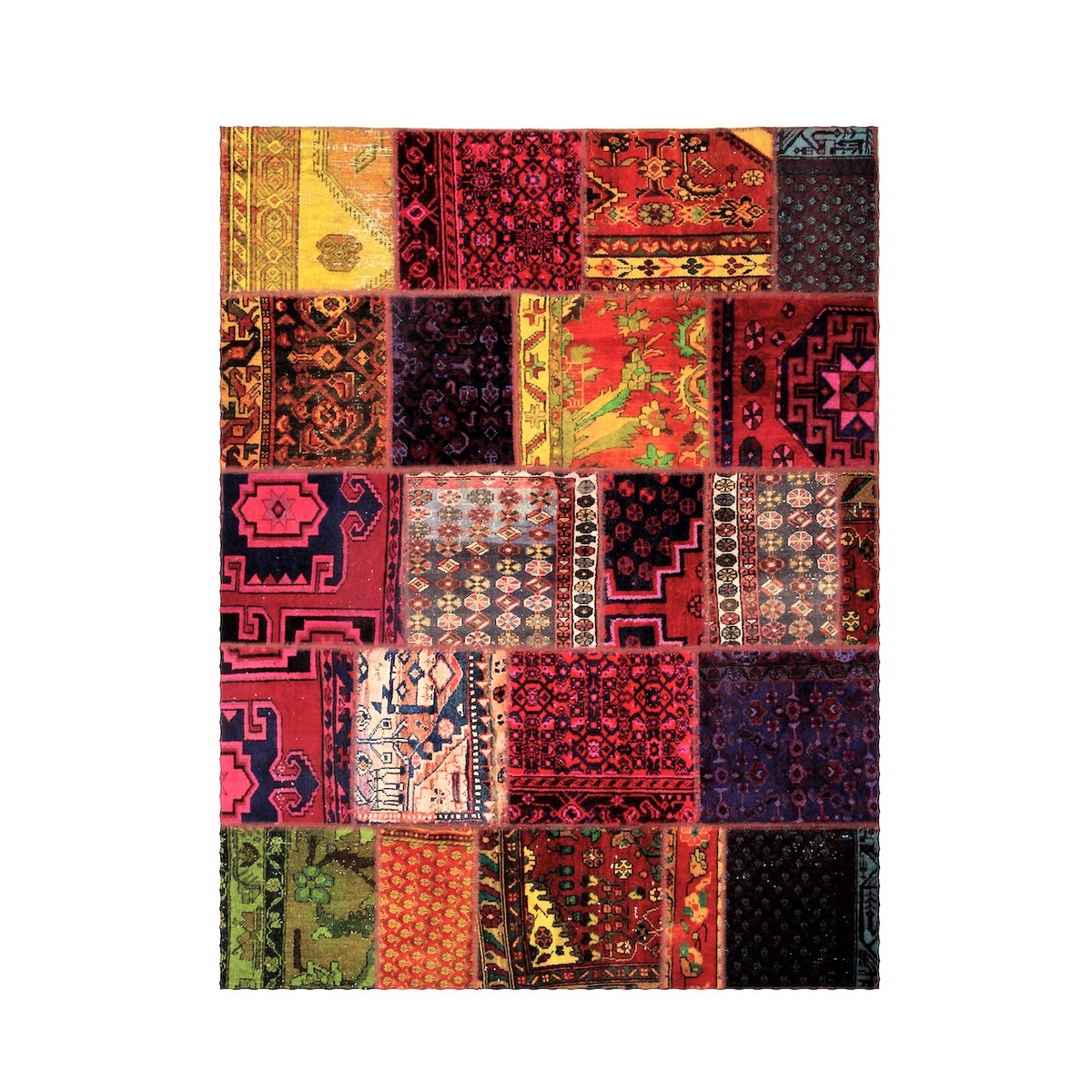 Persisk Patchworkmatta Arkiio Tabriz 172x225