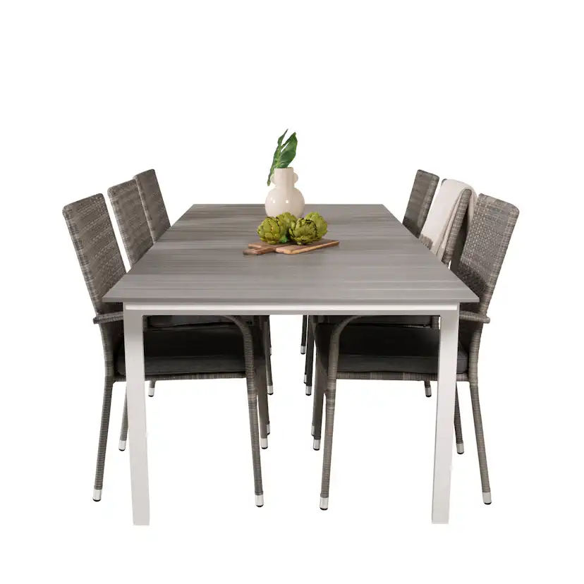 Matgrupp Venture Home Lova 224/324 med 6 Asta Stolar