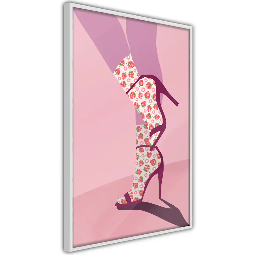 Poster Artgeist Affisch Strawberry Socks