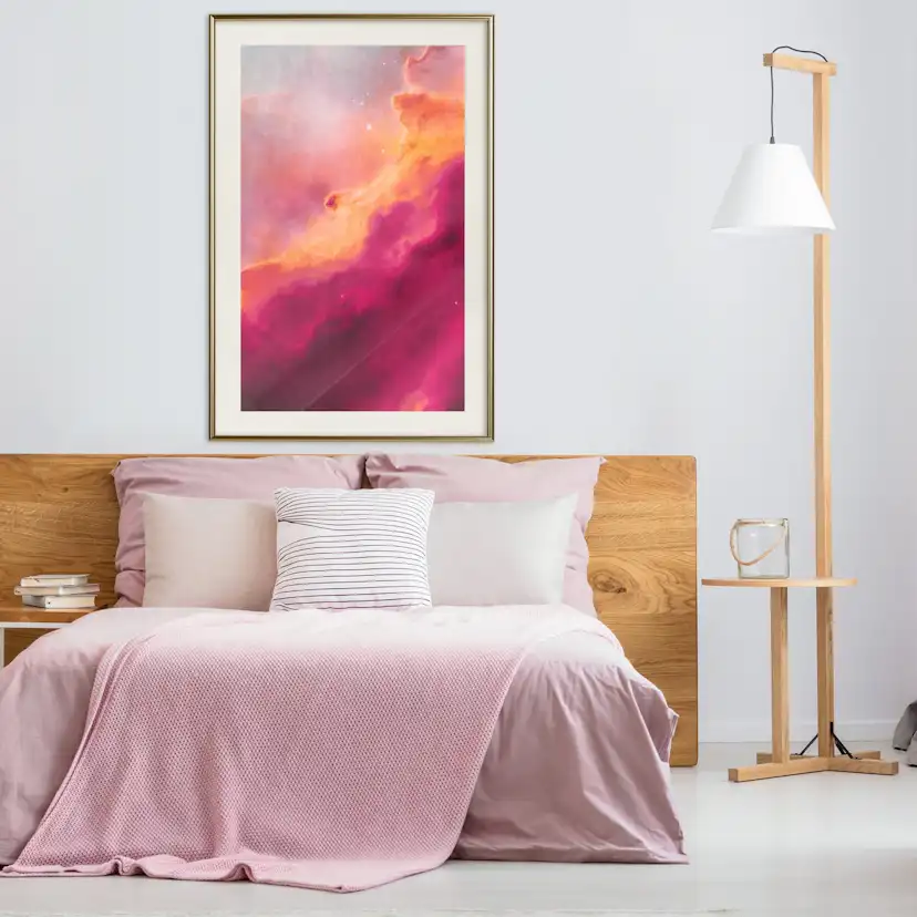 Poster Artgeist Affisch Pink Nebula