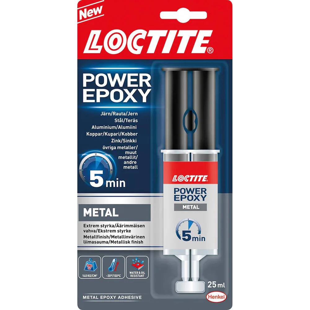Lim Epoxylim 2 Loctite 5 ml Stål 5 Min