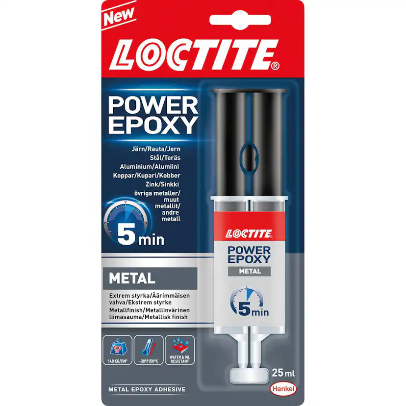 Lim Epoxylim 2 Loctite 5 ml Stål 5 Min