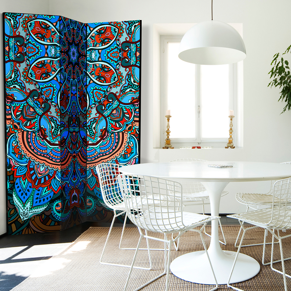 Rumsavdelare Skärmvägg Arkiio Blue Fantasy 135x172 cm