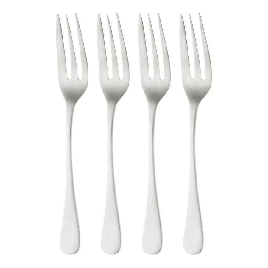Dessertgaffel Robert Welch Radford Matt 4 Delar