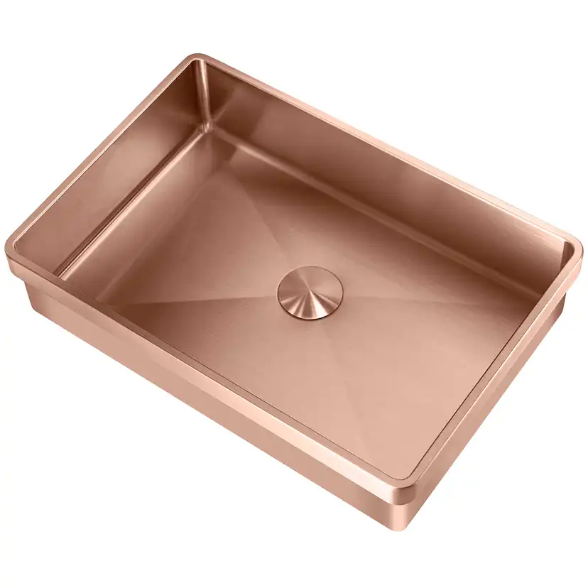 Lavabo High håndvask m/bundventil, PVD kobber Koppar