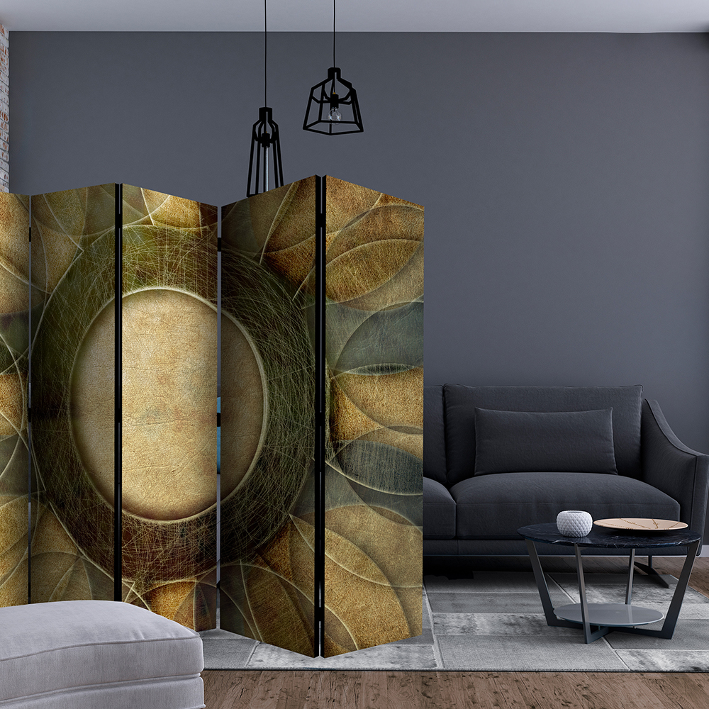 Rumsavdelare Skärmvägg Arkiio Flower Retro Style II 225x172 cm