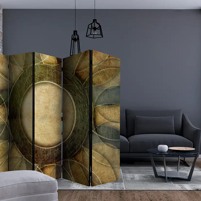 Rumsavdelare Skärmvägg Arkiio Flower Retro Style II 225x172 cm