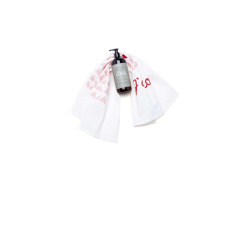 Presentförpackning Svanefors A Box with Love Disk & Handduk Jadore