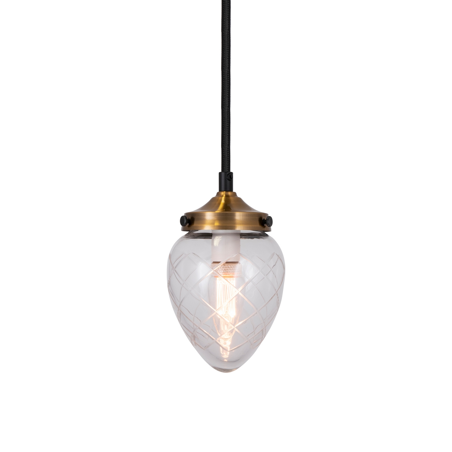 Taklampa Globen Lighting Juni Slipad