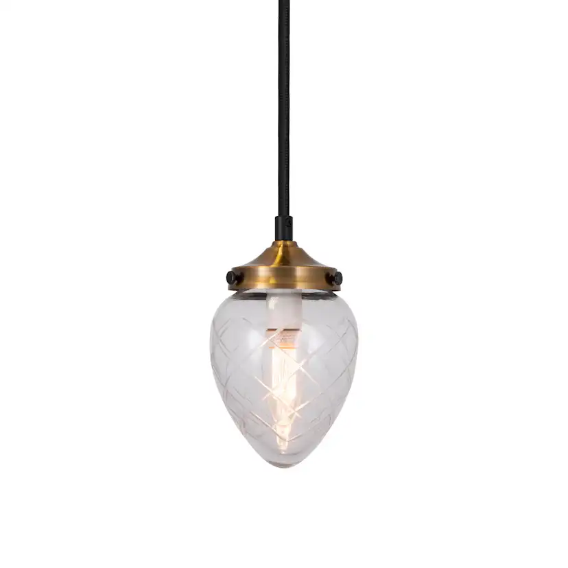 Taklampa Globen Lighting Juni Slipad