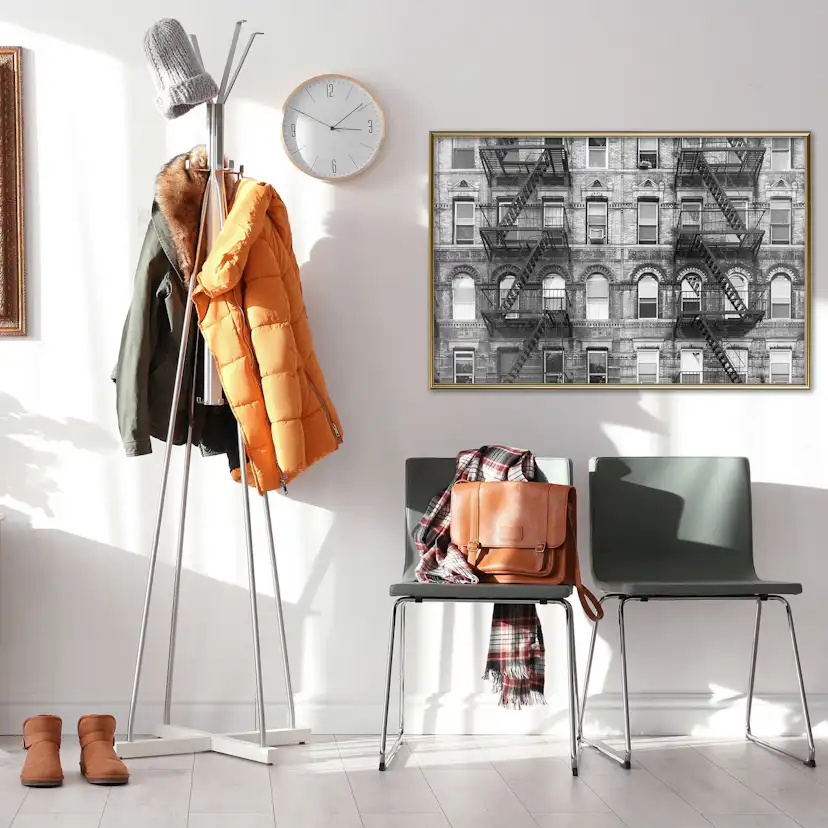 Poster Artgeist Affisch Brick Apartment