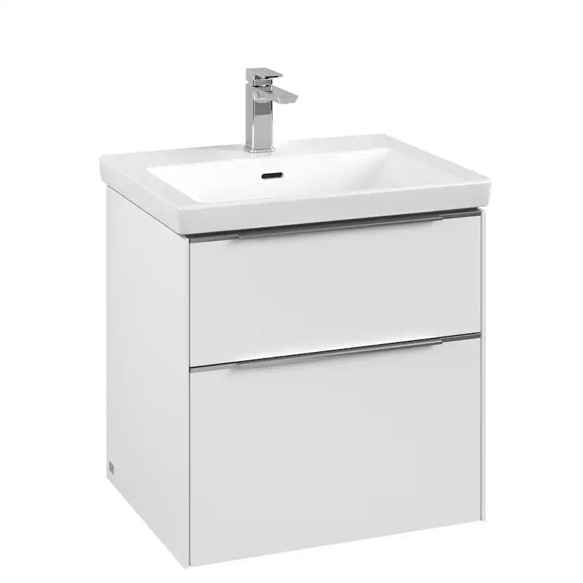 Tvättställsskåp Villeroy & Boch Subway 3.0 med 2 Lådor