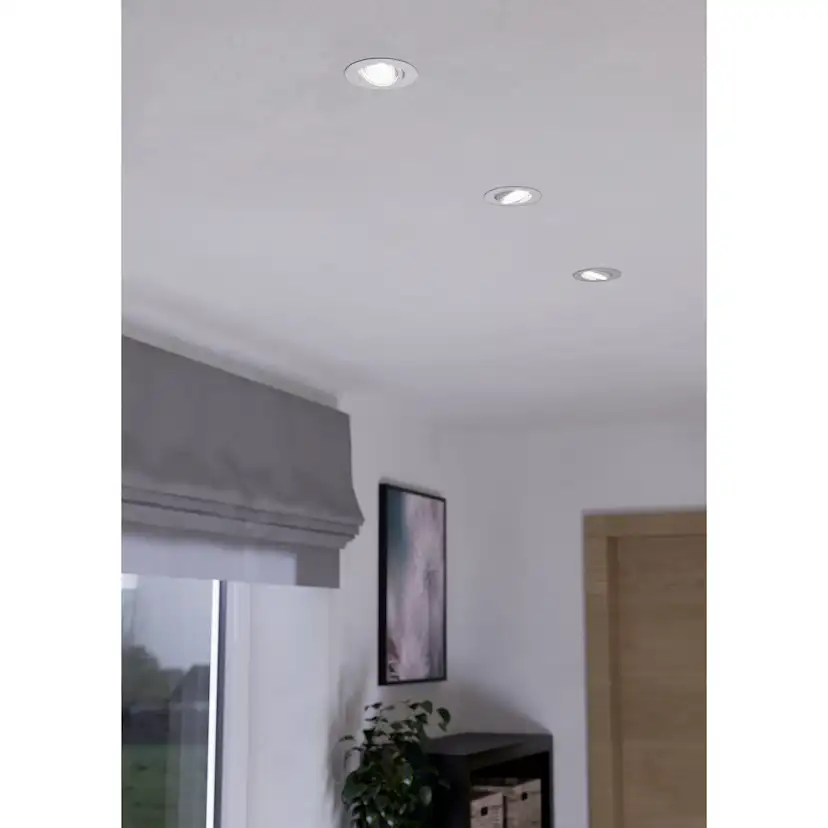 Infälld Lampa Eglo Saliceto 3 st Ø88 mm 2700K