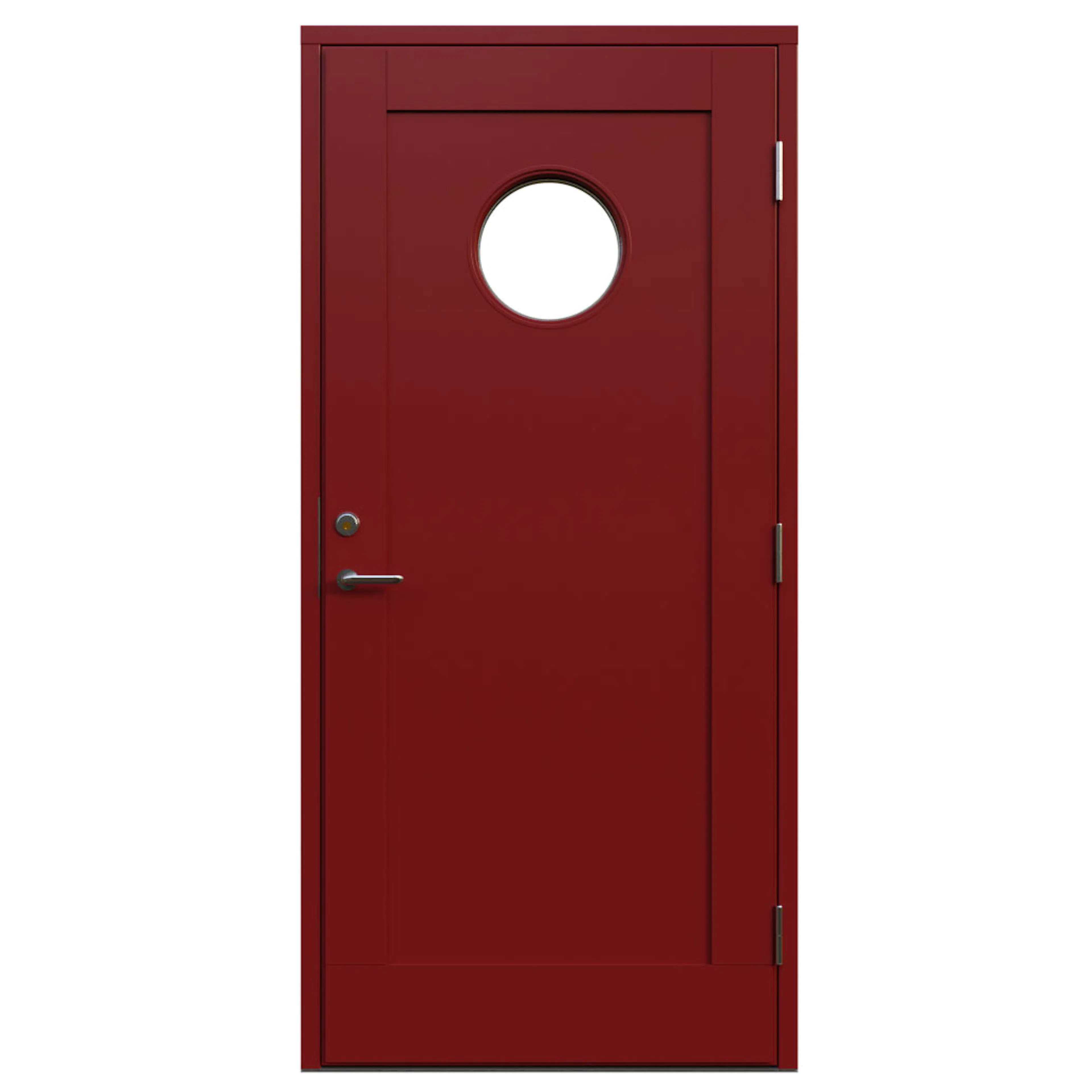 Vaverön 10x21 H NCS S 4050-Y90R BxH: 100x210 cm, S-4050-Y90R, Röd, Höger
