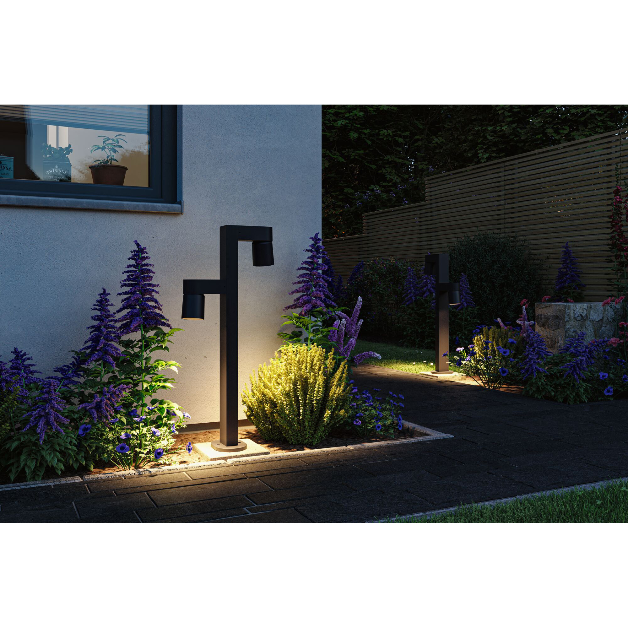 Pollare LED Paulmann Kimu Dubbel IP44 230V Ljus: Soft White
