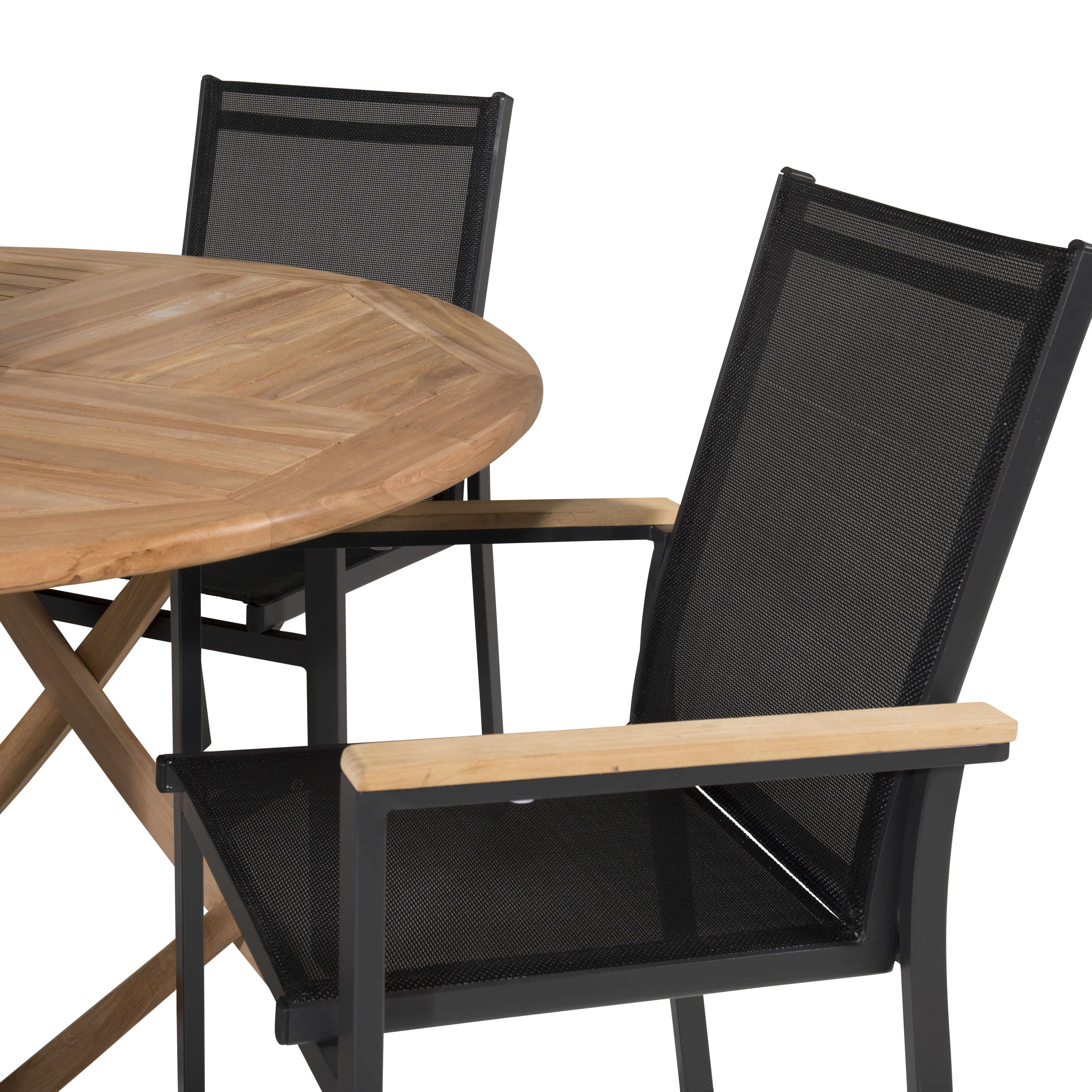 Matgrupp Venture Home Kiara Ø 120 med 4 Thea Matstolar