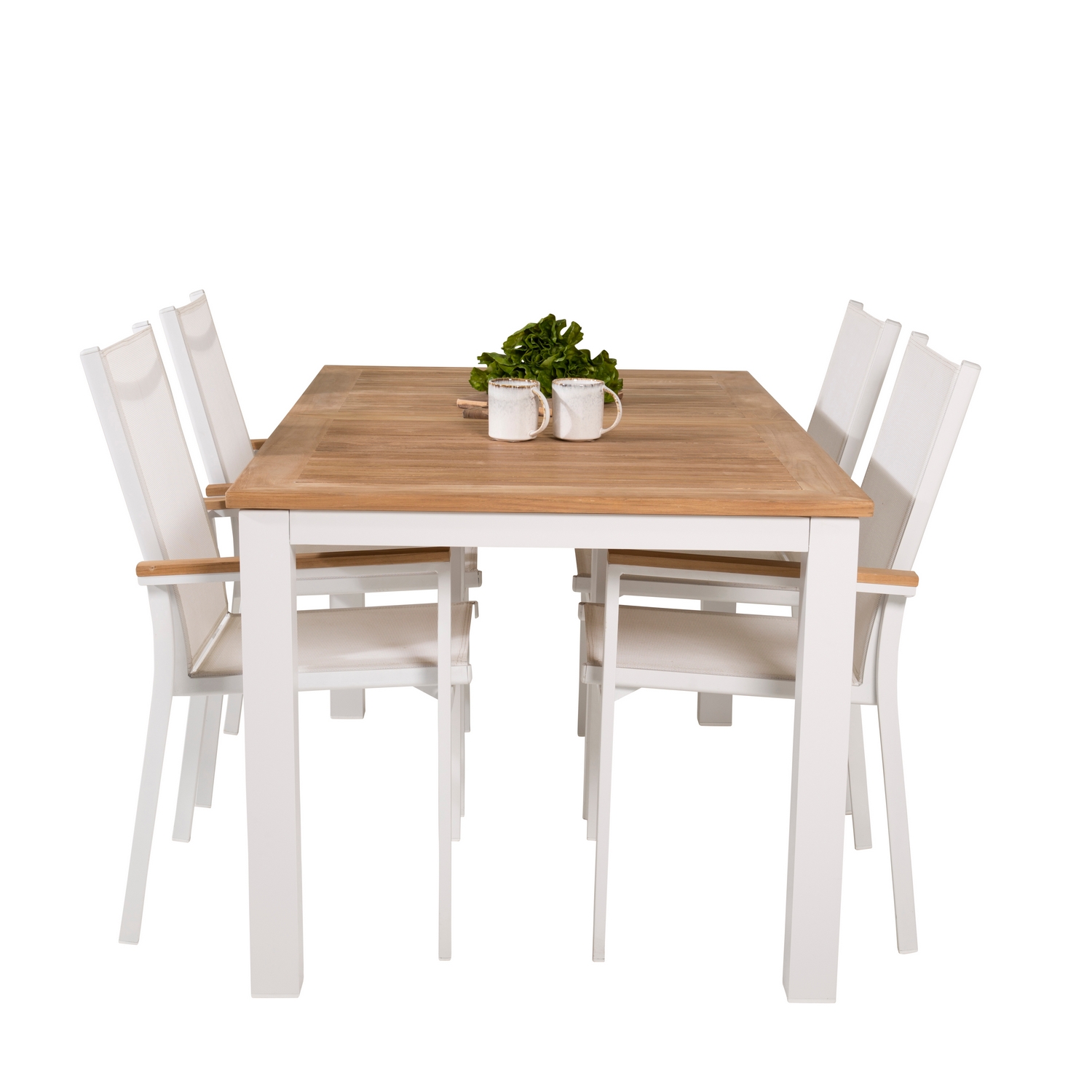 Matgrupp Venture Home Perla 152/210 med 4 Thea Matstolar