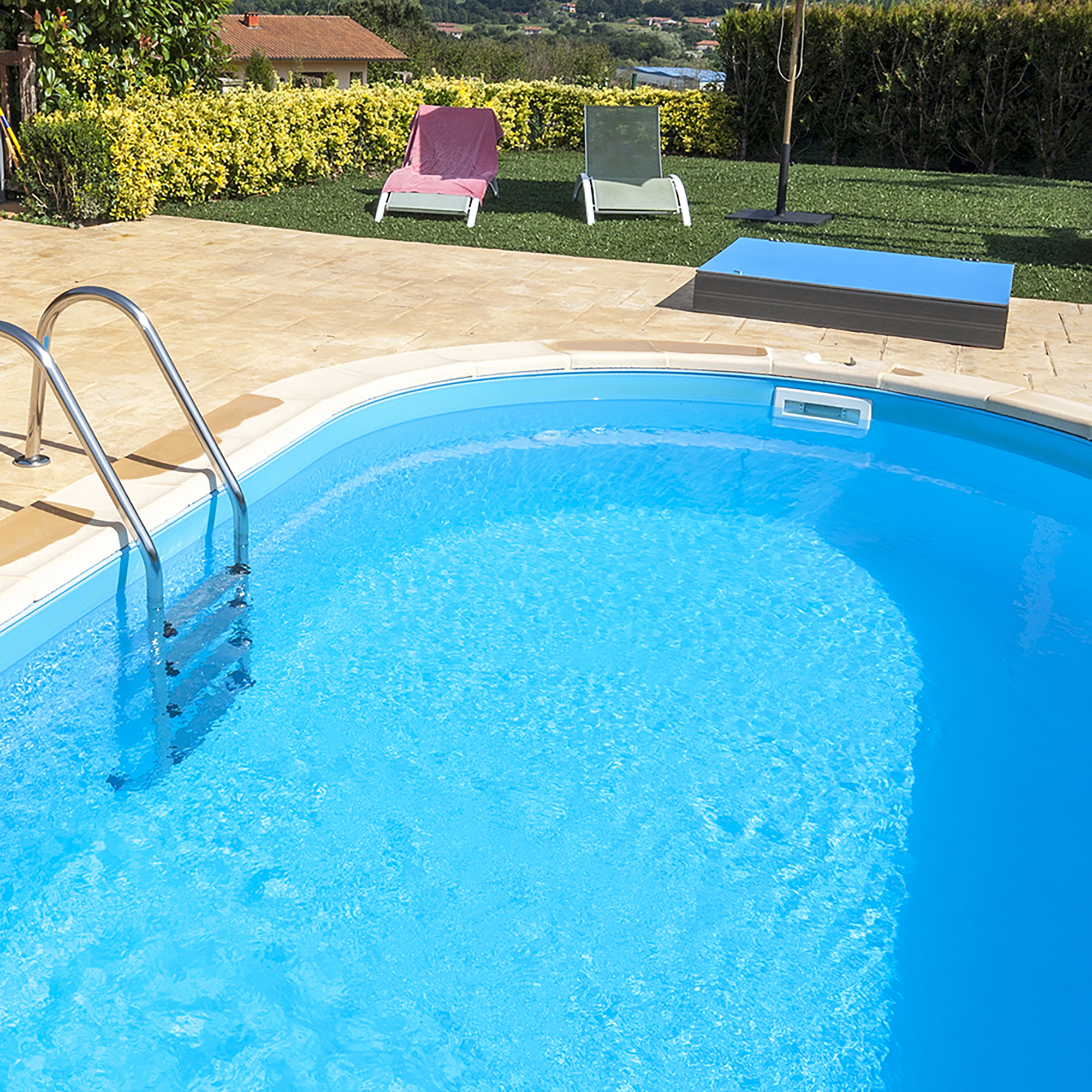 Pool Gre Nedgrävd Rund
