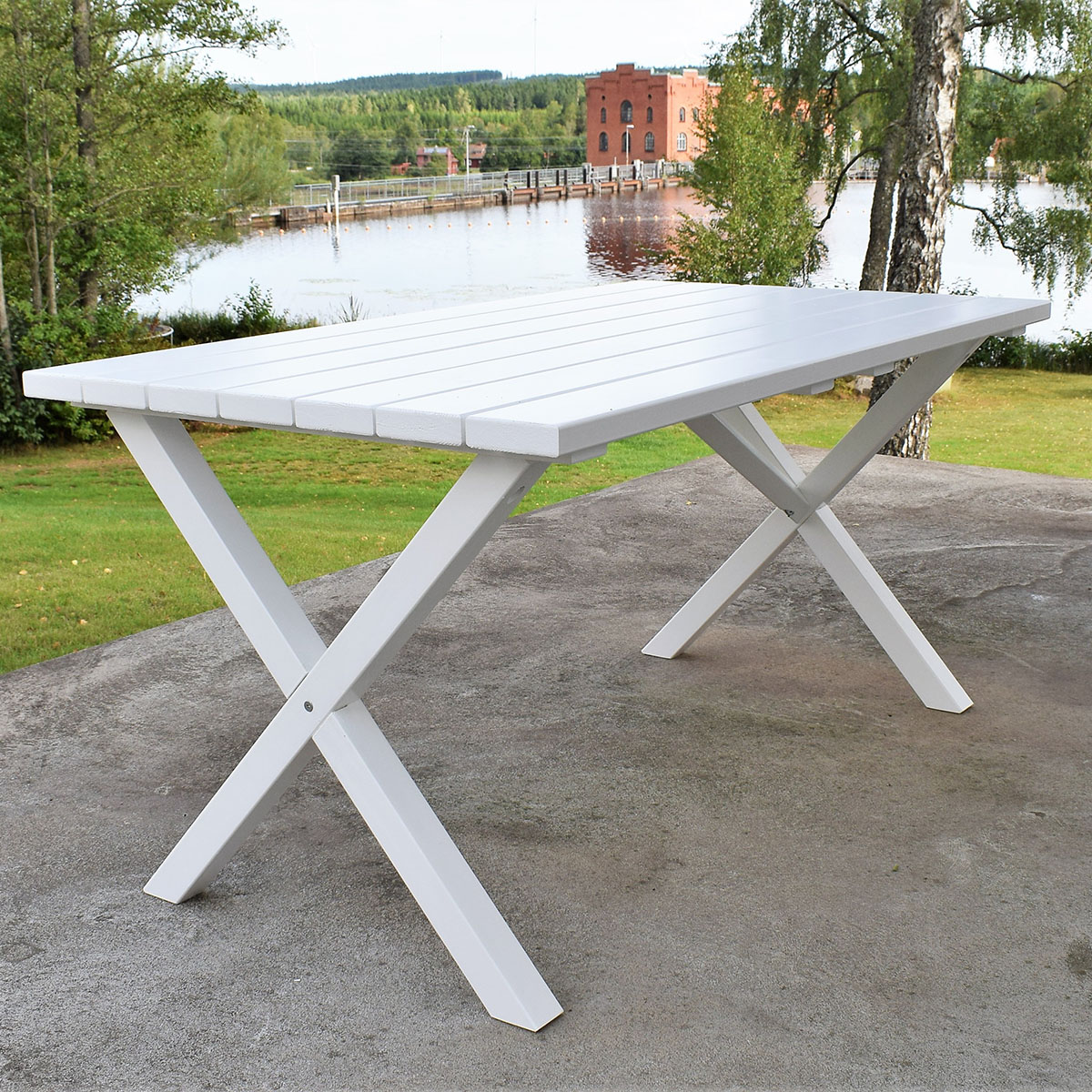 Matgrupp Baltic Garden Scottsdale 150 Med 4 Kungshamn Stolar