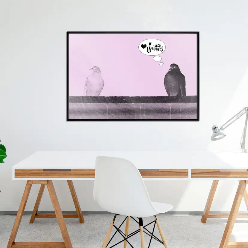 Poster Artgeist Affisch Courtship