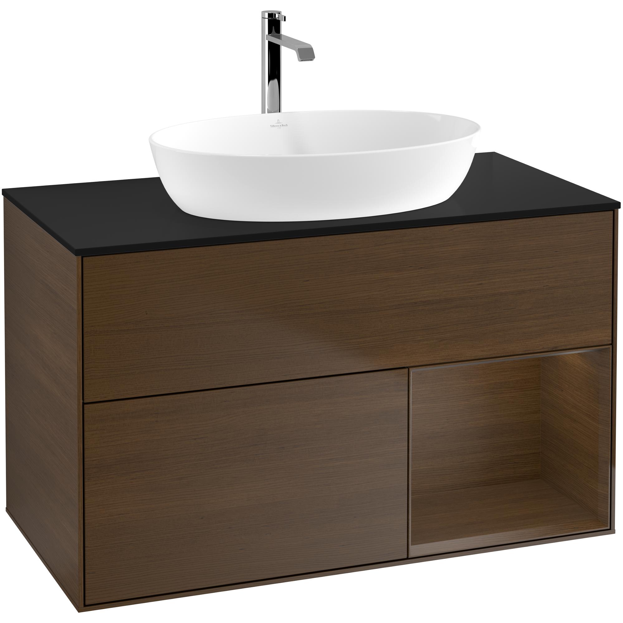 Tvättställsskåp Villeroy & Boch Finion med 2 Lådor Hylla och Bänkskiva för Fristående Tvättställ från Artis & Collaro