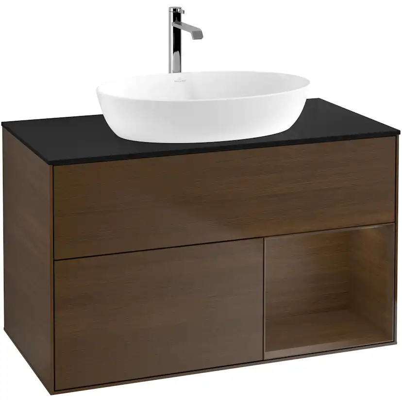 Tvättställsskåp Villeroy & Boch Finion med 2 Lådor Hylla och Bänkskiva för Fristående Tvättställ från Artis & Collaro