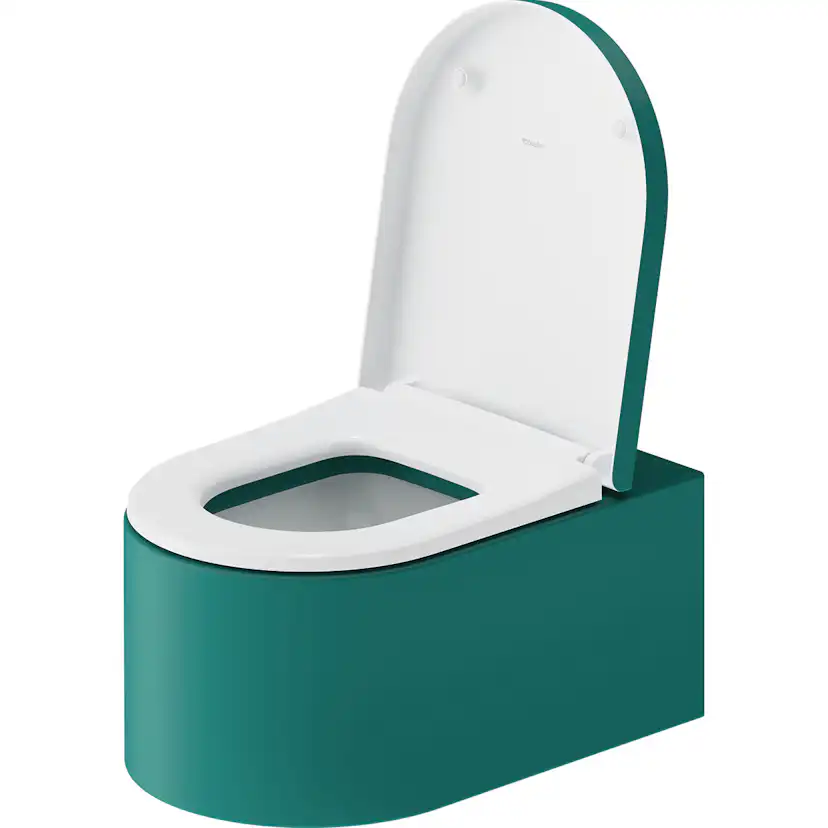 WC vägg, Ytterfärg Grönblå Matt 570 mm Grönblå