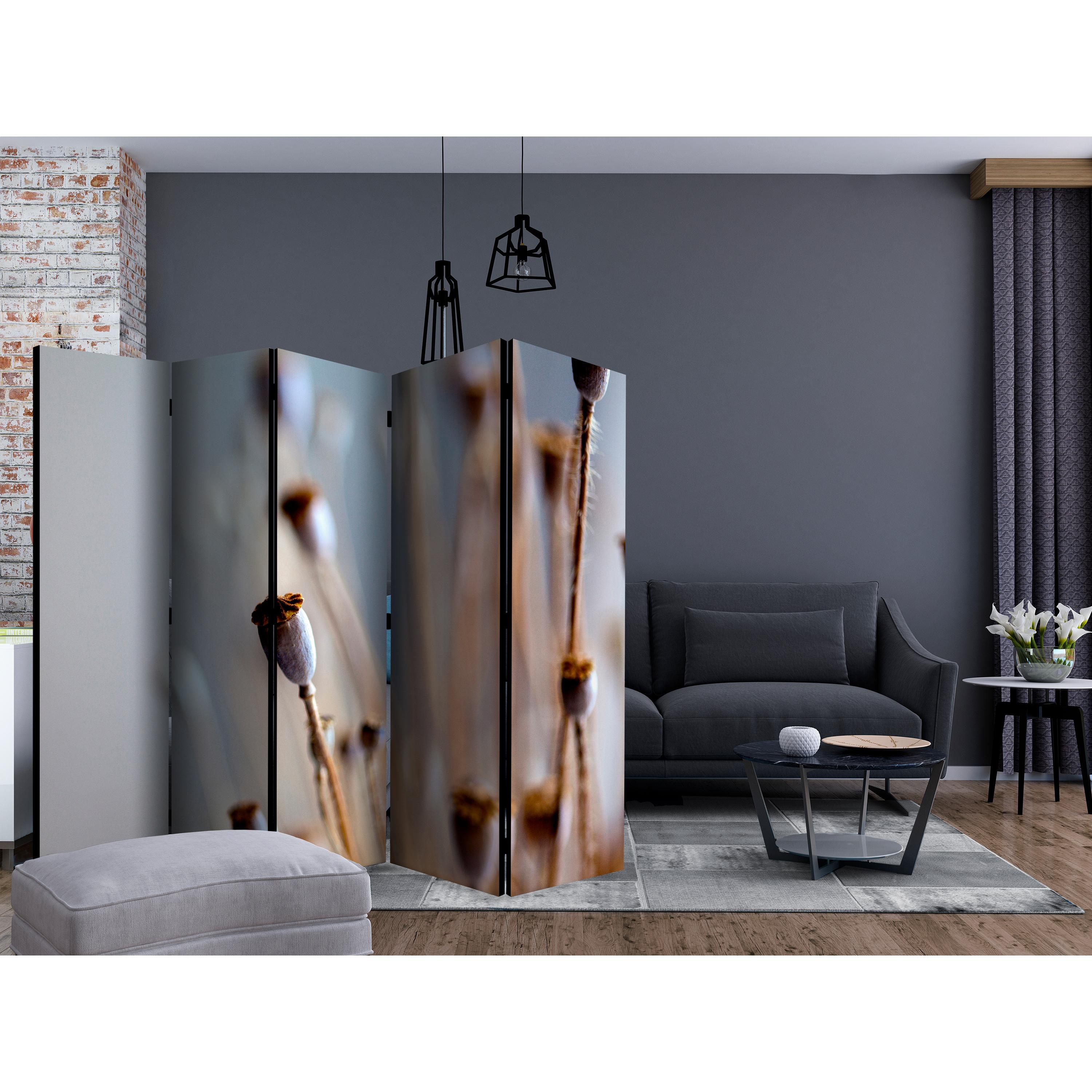 Rumsavdelare Skärmvägg Arkiio Poppy Heads II 225x172 cm