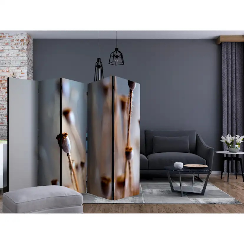 Rumsavdelare Skärmvägg Arkiio Poppy Heads II 225x172 cm
