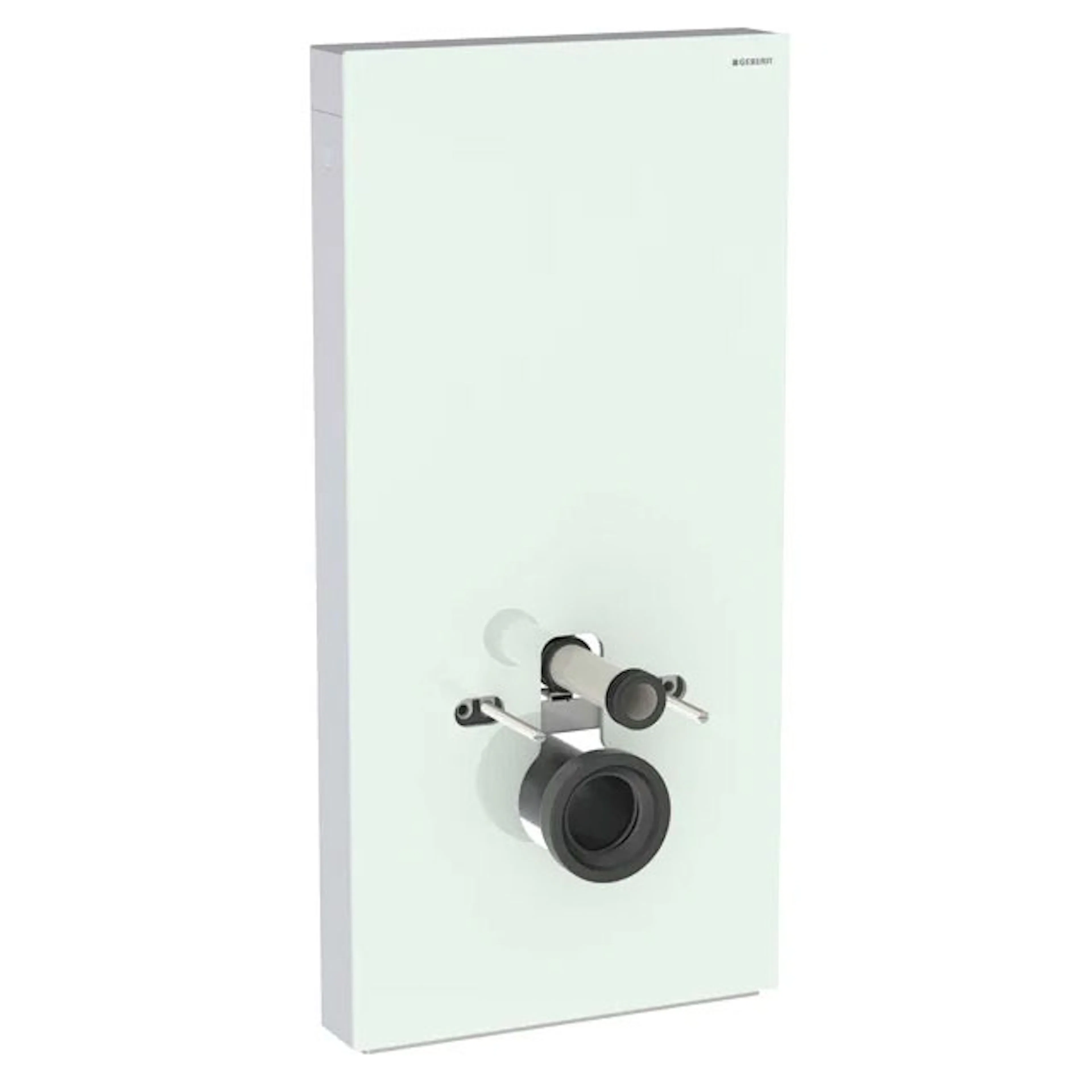 WC-Fixtur Geberit Monolith för Vägghängd Toalettstol 101 cmxMint/Glas