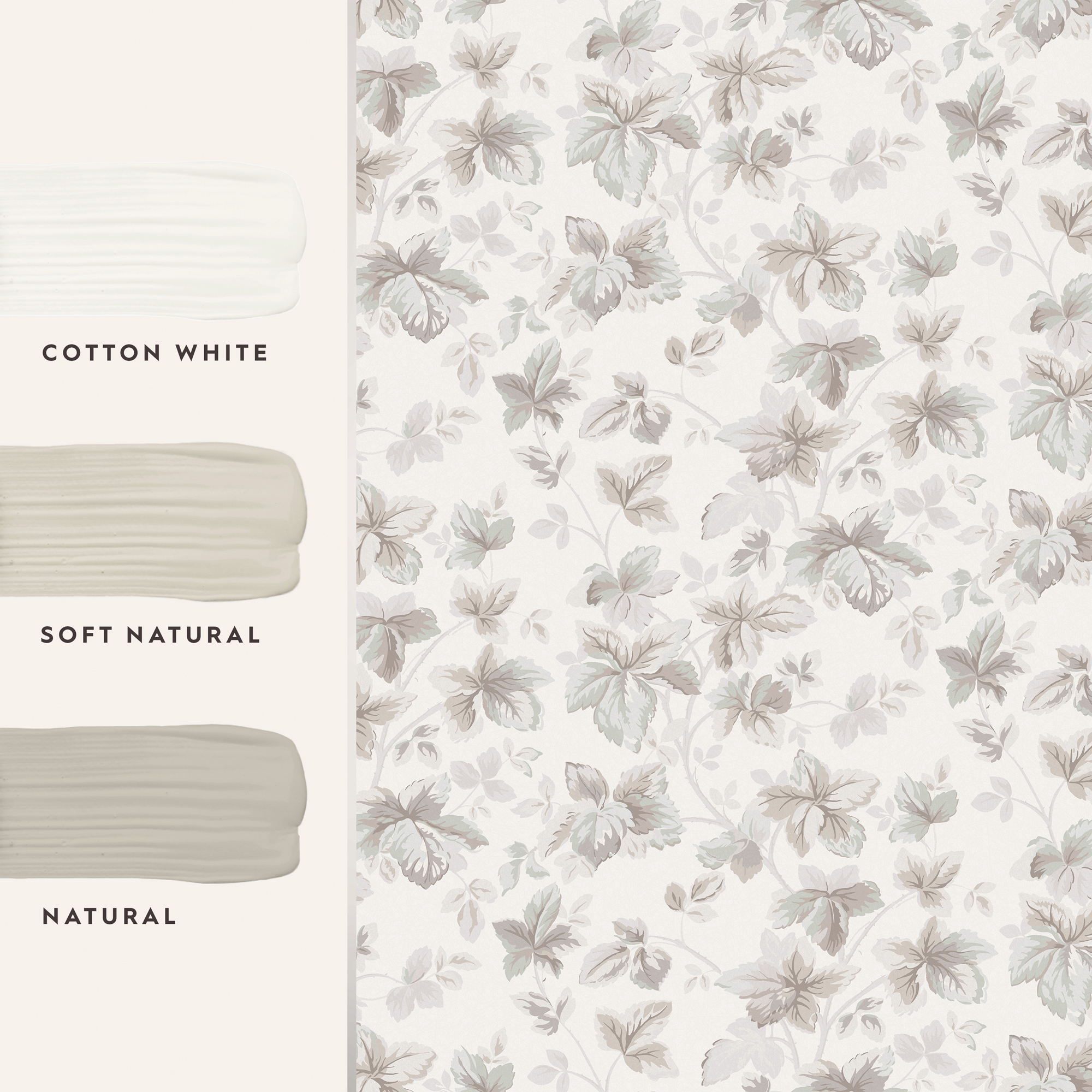 Tapet Laura Ashley Autumn Leaves Natural 118481