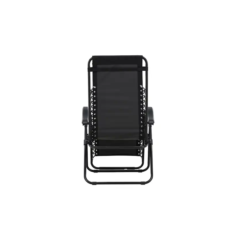 Vulcano Sun Lounge - Black / Black Solstol Venture Home Vulcano