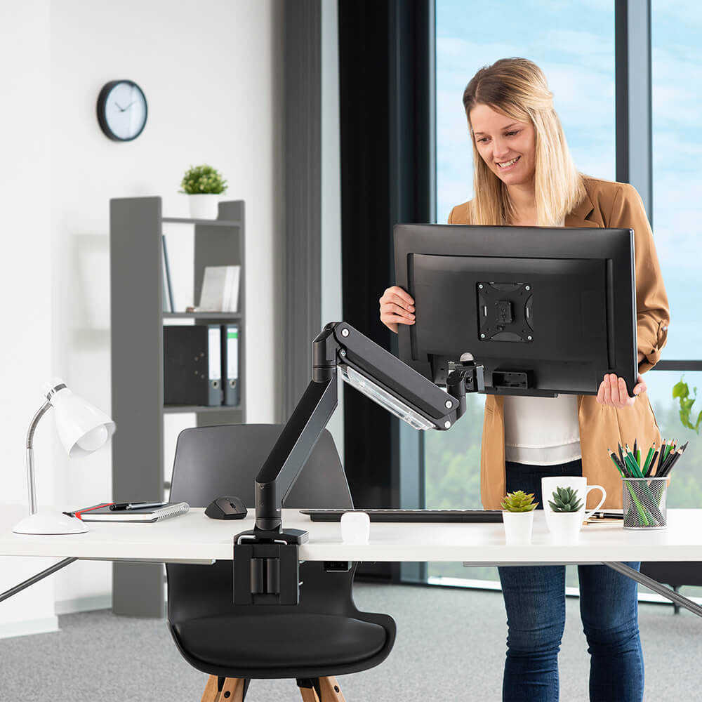 Monitorfäste Hama Performer För En Monitor Dynamisk Svart 13-35"