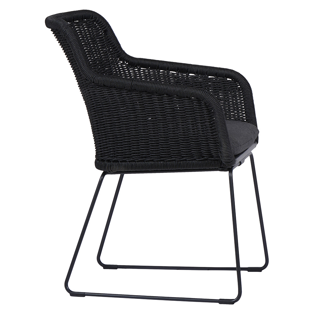 GARDEN CHAIR W/CUSHION Grå