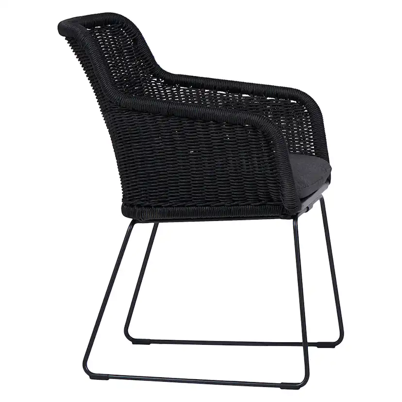 GARDEN CHAIR W/CUSHION Grå