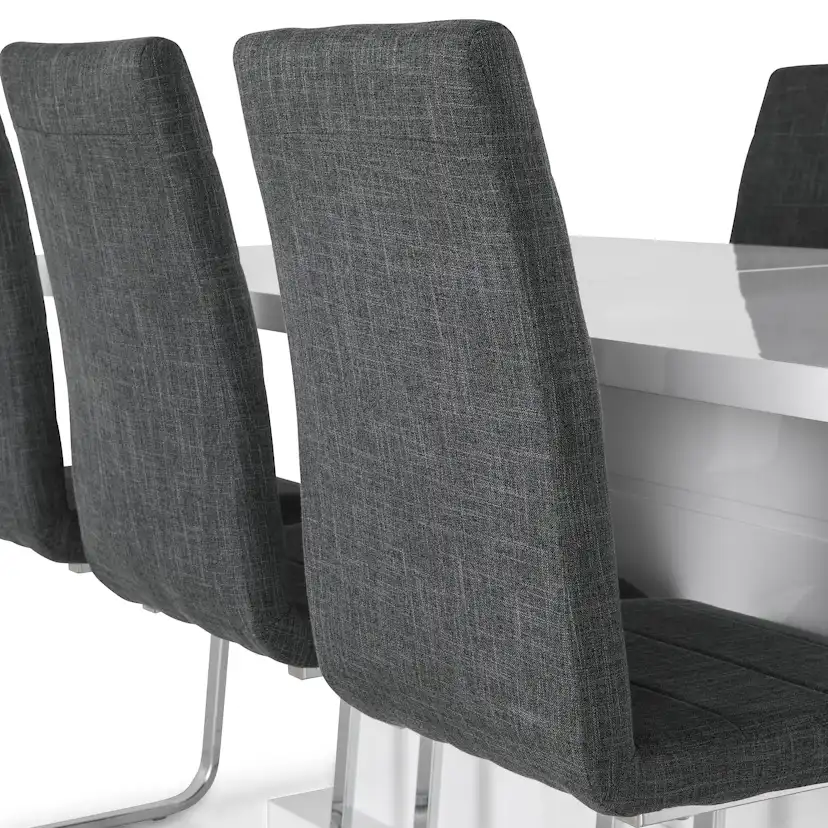 Matgrupp Concept 55 Ratliff Rektangulärt Matbord 180-220 cm Förlängningsbart med 6 Cibus Matstol