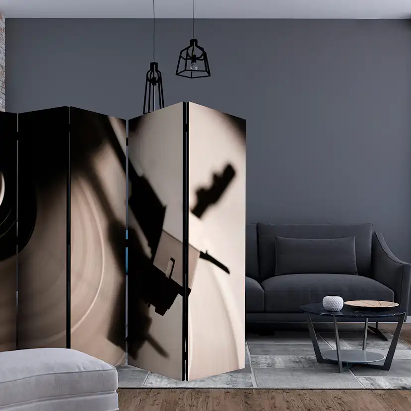Rumsavdelare Skärmvägg Arkiio Gramophone And Vinyl Record II 225x172 cm