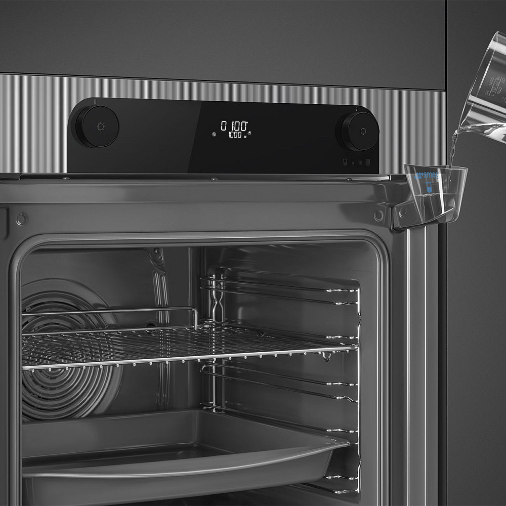 Kombiugn Smeg SO6201S2S med Ångfunktion Silver 60 cm