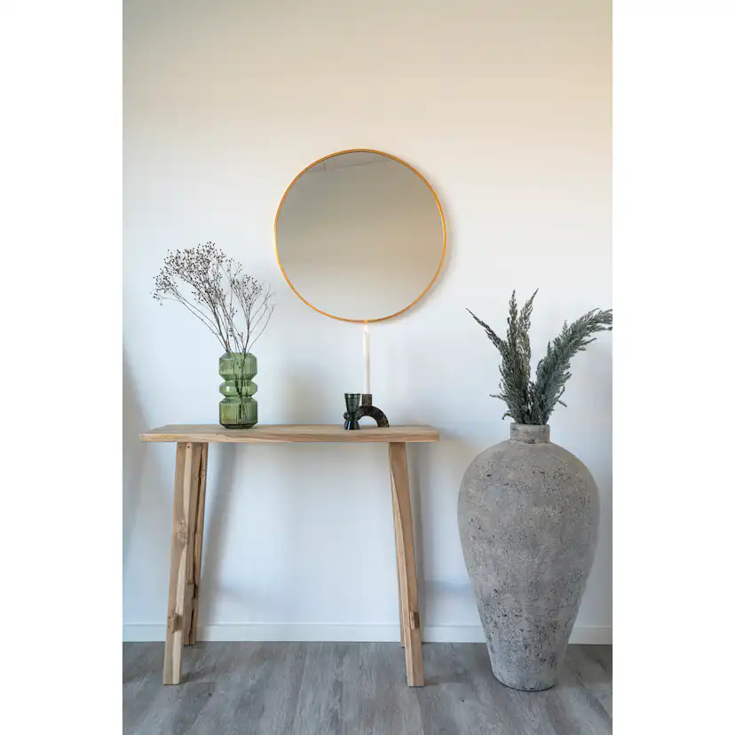 Konsolbord House Nordic Girona Sidobrod i Teak 90x30x80 cm