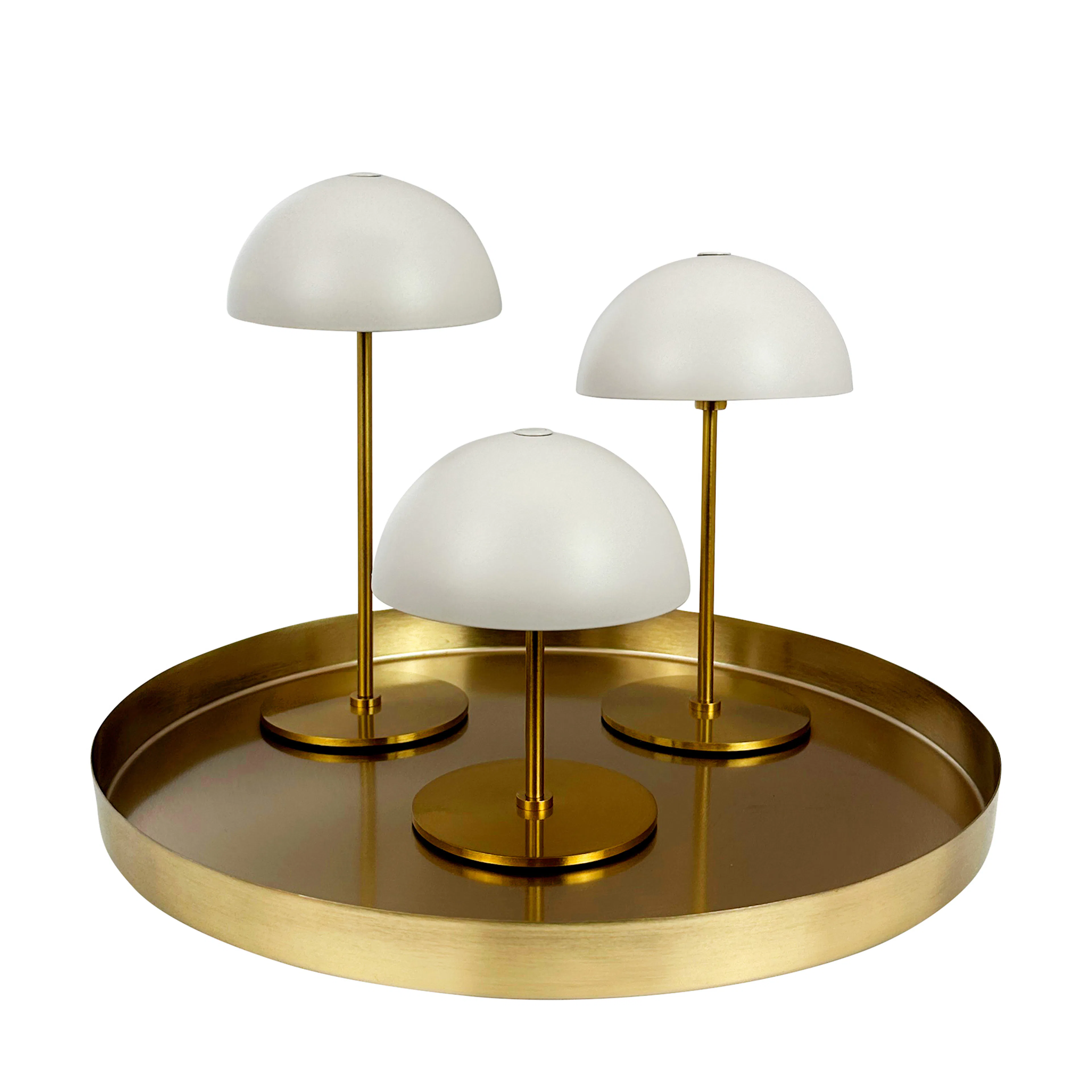 Bordslampa Dyberg Larsen Along Mini 3-pack med Bricka